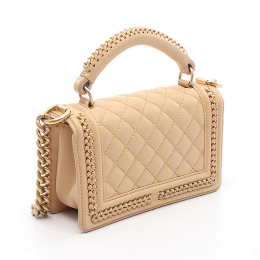Chanel Boy Top Handle Flap Shoulder Bag