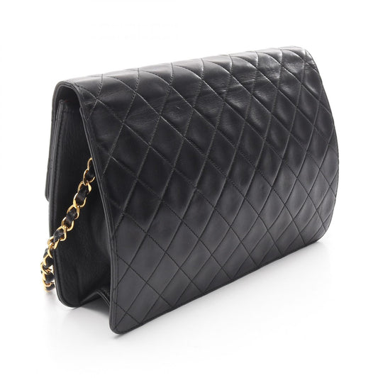 Chanel Lambskin Matelasse Single Flap Shoulder Bag