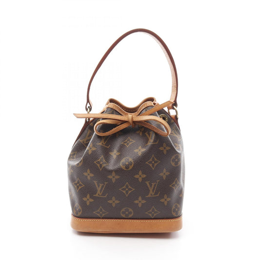 Louis Vuitton Mini Noe Handbag Leather PVC Canvas