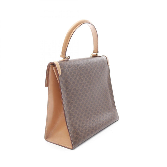 Celine Macadam Handbag PVC Coated Canvas Leather