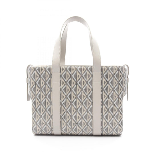 Dior Diamond Color Tote Bag PVC Leather