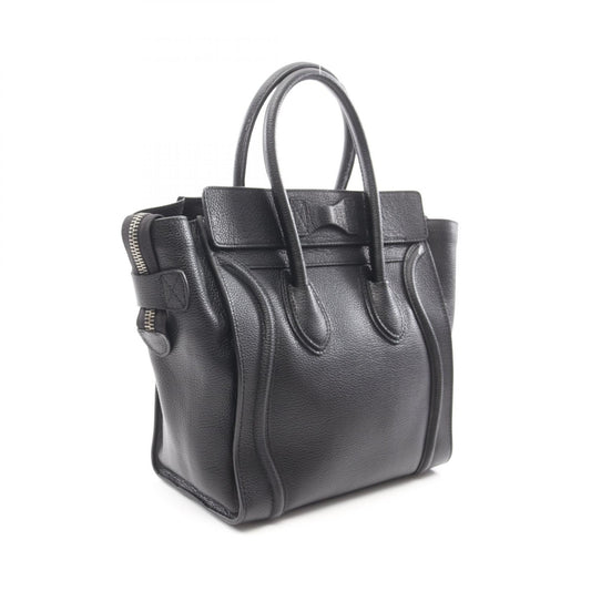 Celine Luggage Micro Shopper Tote Bag Leather