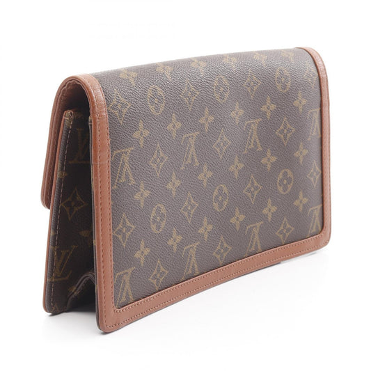 Louis Vuitton Pochette Dame GM Clutch Bag Brown M51810
