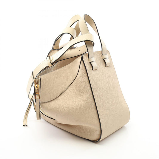 Loewe Hammock Medium Leather Handbag Ivory