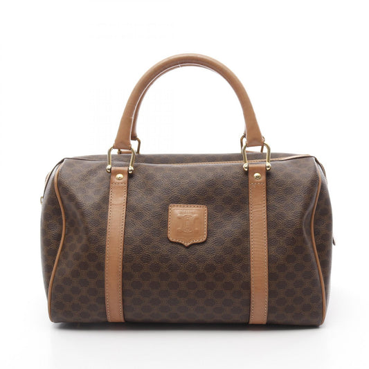 Celine Macadam Handbag PVC Coated Canvas Leather