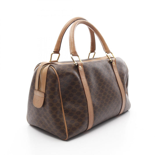 Celine Macadam Handbag PVC Coated Canvas Leather