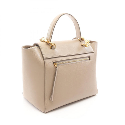 Celine Leather Belt Bag Micro Handbag Beige