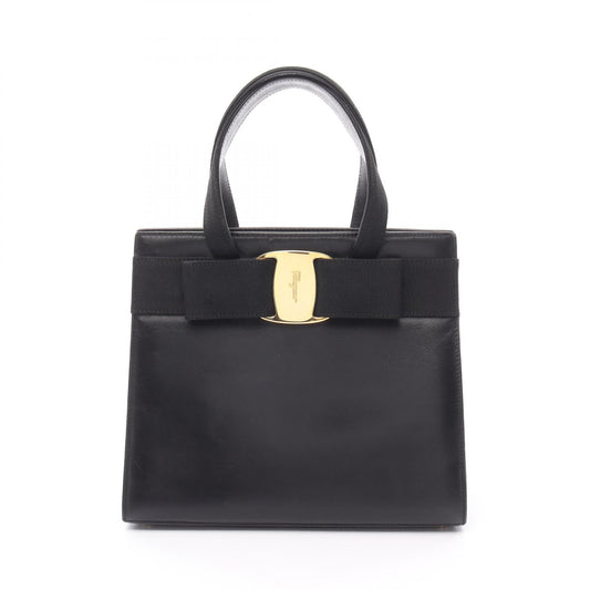 Salvatore Ferragamo Vara Ribbon Leather Handbag