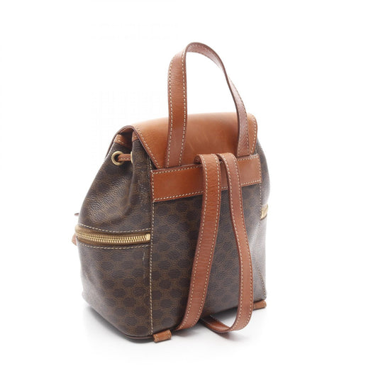 Celine Macadam Backpack PVC Coated Canvas Leather