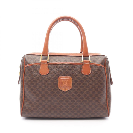 Celine Macadam Handbag PVC Coated Canvas Leather