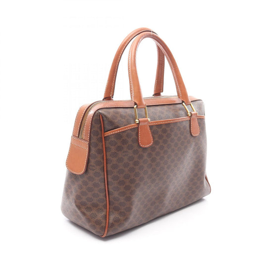 Celine Macadam Handbag PVC Coated Canvas Leather