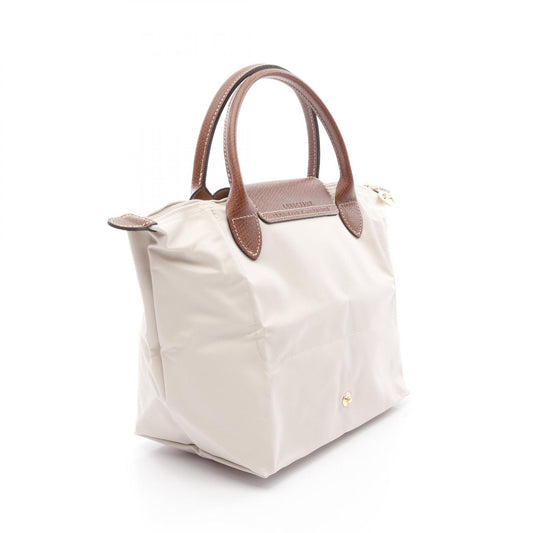 Longchamp Le Pliage S Nylon Leather Tote Bag