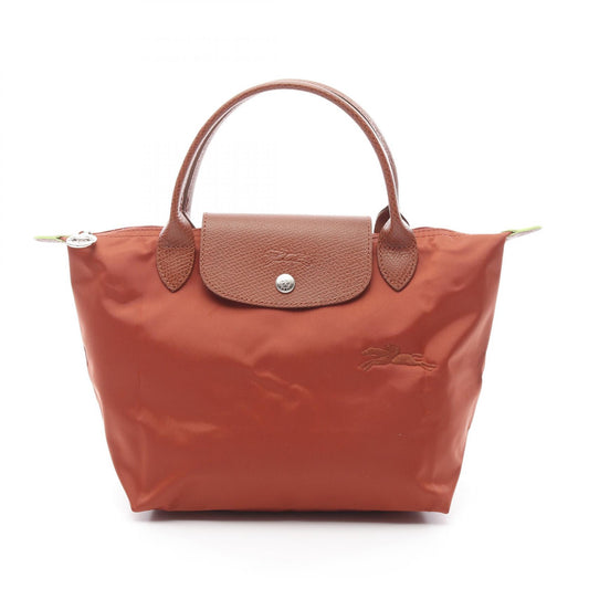 Longchamp Le Pliage Green S Tote Bag Nylon Leather