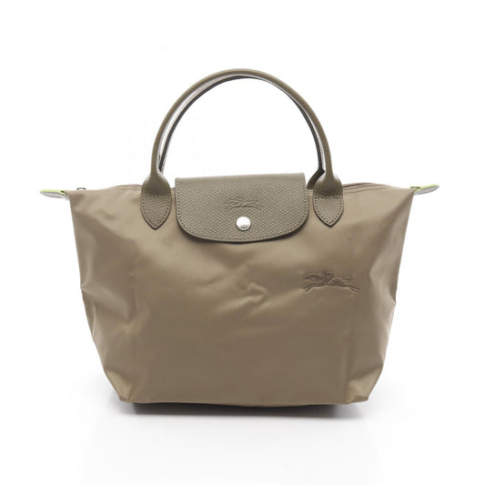 Longchamp Le Pliage Green S Tote Bag Nylon Leather