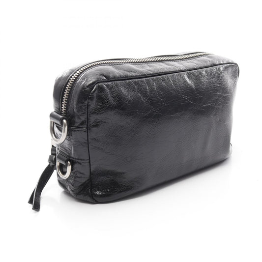 Miu Miu Leather Shoulder Bag Black