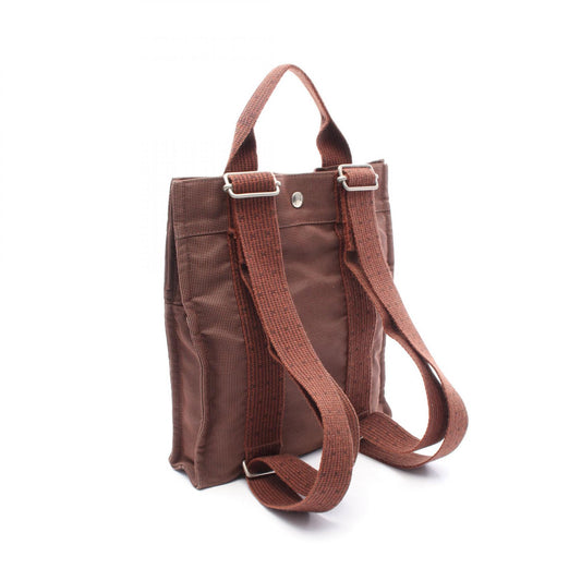 Hermes Ado PM Backpack Canvas Brown