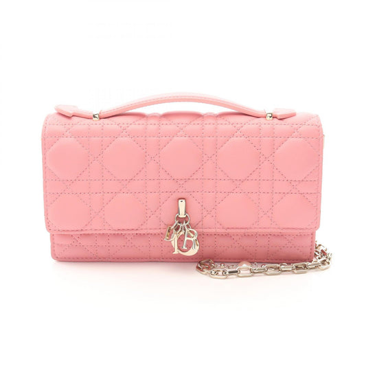 Dior My Dior Mini Handbag Cannage Leather Pink