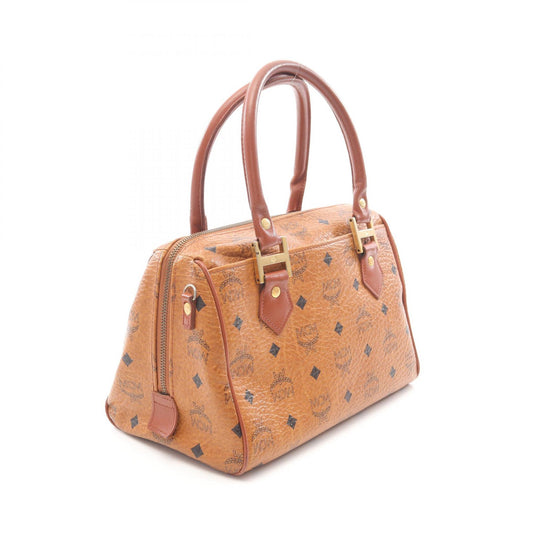MCM Visetos Handbag PVC Coated Canvas Leather