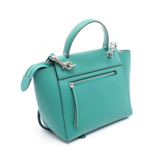 Celine Leather Belt Bag Micro Green Handbag