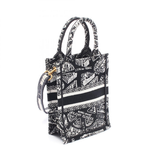 Dior Canvas Book Tote Mini Phone Handbag