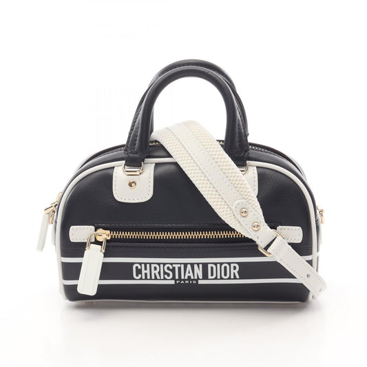 Dior VIBE Mini Bowling Bag Leather Handbag