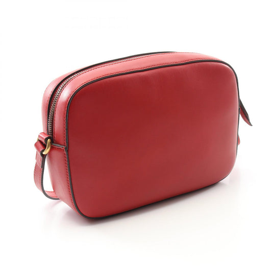 Gucci Leather Webbing Line Shoulder Bag