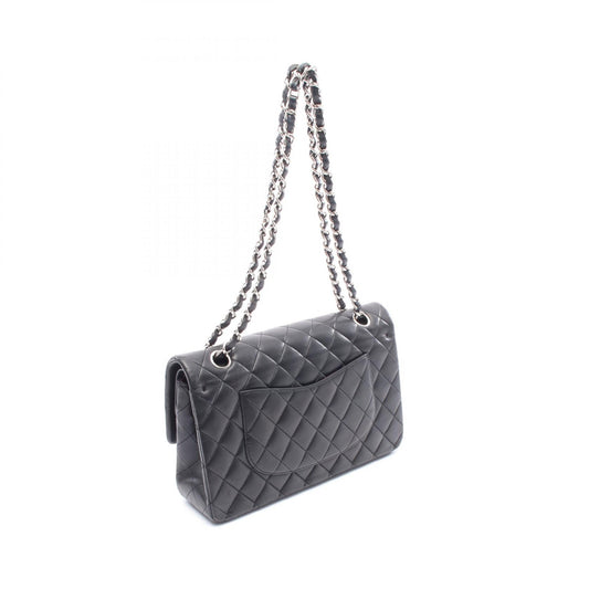 Chanel Lambskin Matelasse W Flap Shoulder Bag