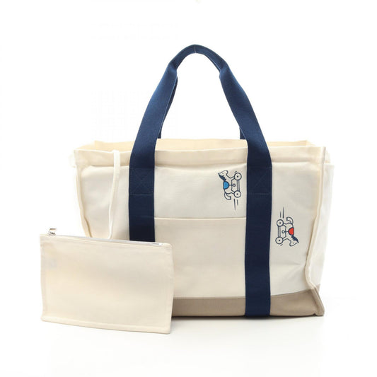 Hermes Adada Canvas Tote Bag