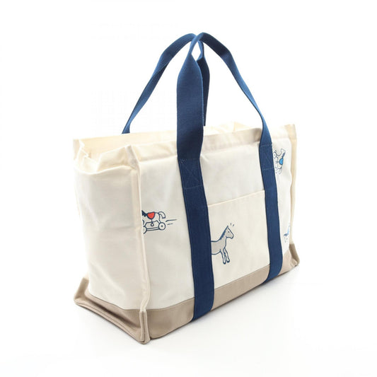 Hermes Adada Canvas Tote Bag