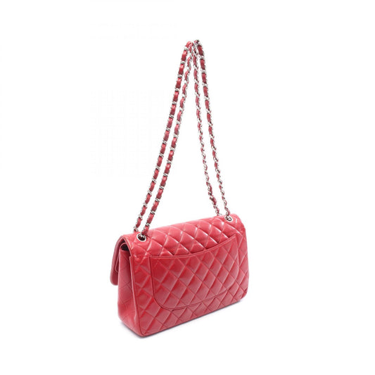 Chanel Caviar Skin Large Flap Shoulder Bag Red
