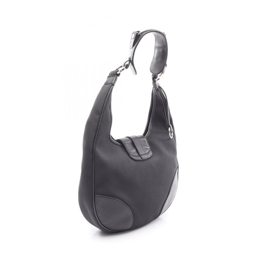 Bvlgari Canvas Leather Shoulder Bag