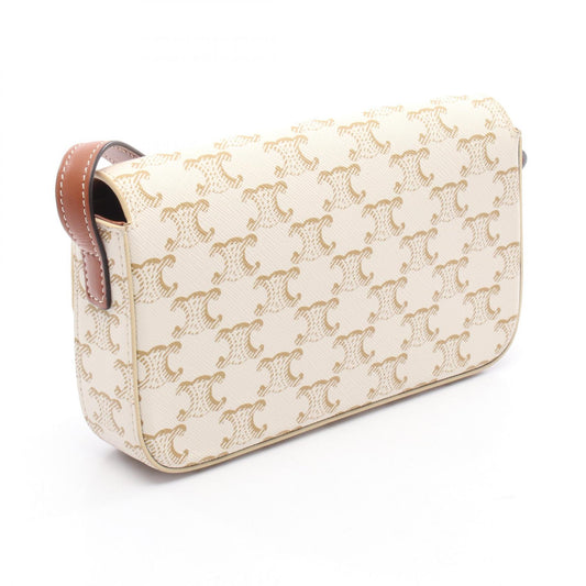 Celine Claude Triomphe Shoulder Bag PVC Leather