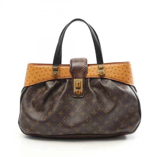Louis Vuitton Oscar Monogram Exotic Handbag M95091