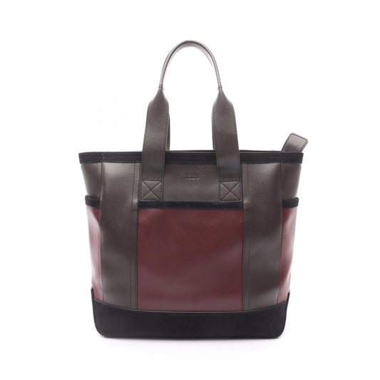 Tod's Leather Suede Tote Bag