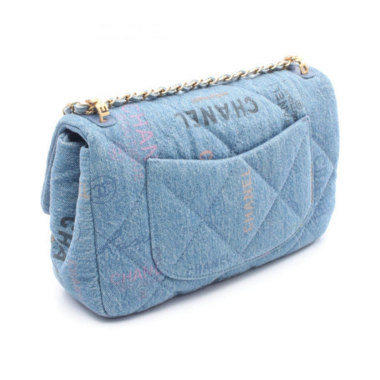 Chanel Denim Matelasse Shoulder Bag AS3135