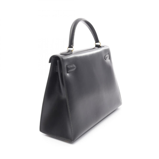 Hermes Kelly 32 Handbag Black Leather