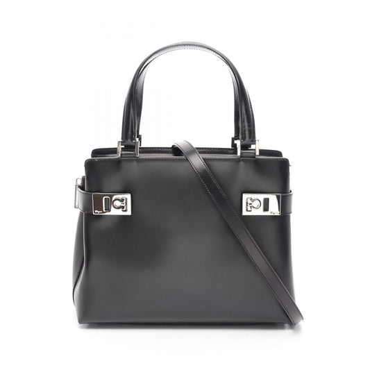 Salvatore Ferragamo Leather Gancini Handbag