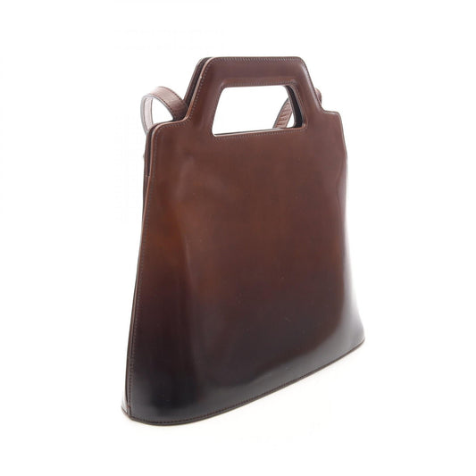 Salvatore Ferragamo Leather Handbag Brown