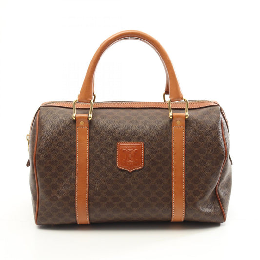 Celine Macadam Handbag PVC Coated Canvas Leather