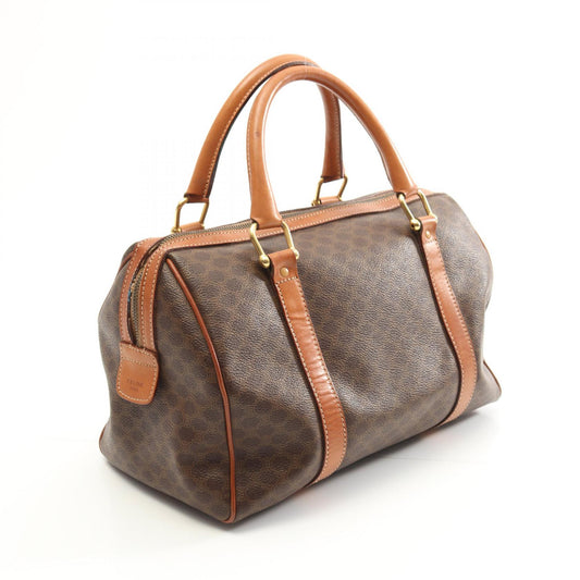 Celine Macadam Handbag PVC Coated Canvas Leather