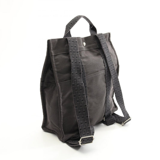 Hermes Aline Ad MM Backpack Nylon Canvas