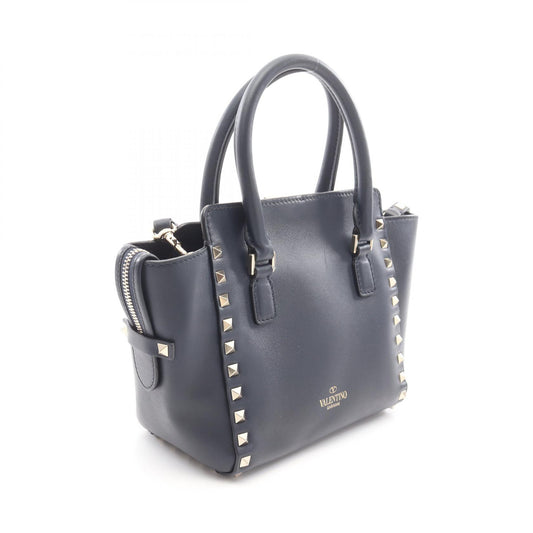 Valentino Leather Handbag Navy