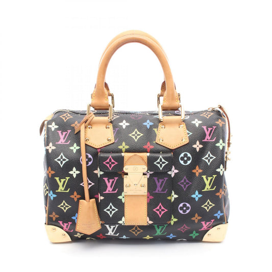 Louis Vuitton Speedy 30 Handbag Monogram Black