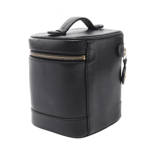 Chanel Caviar Skin Coco Mark Handbag Black