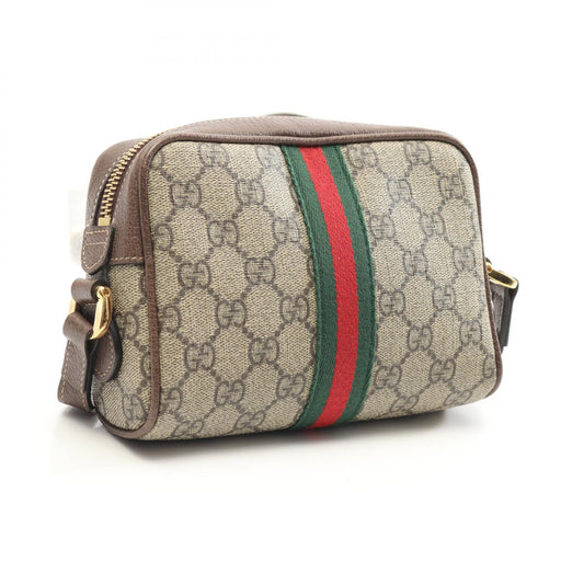 Gucci Ophidia Shoulder Bag PVC Canvas Leather