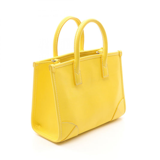 MCM Leather Munich Tote Bag Yellow