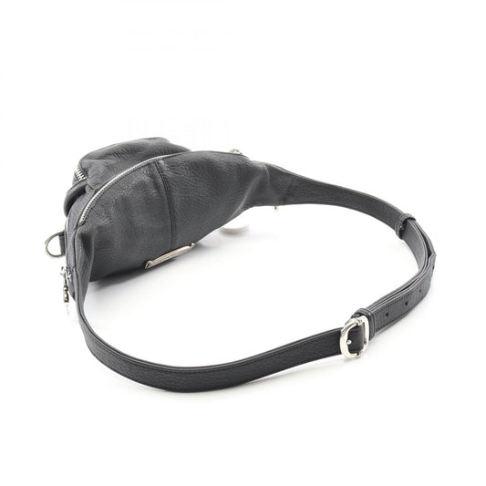 Chrome Hearts Leather Mini Waist Bag Black