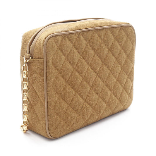 Chanel Matelasse Fringe Shoulder Bag Khaki