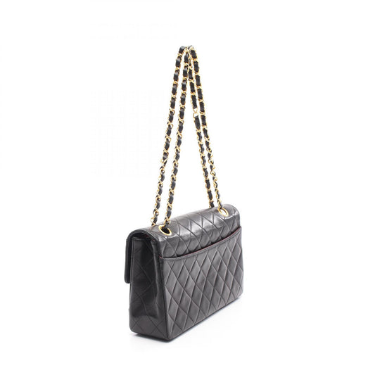 Chanel Lambskin Matelasse Single Flap Shoulder Bag