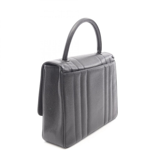 Chanel Mademoiselle Handbag Black Leather